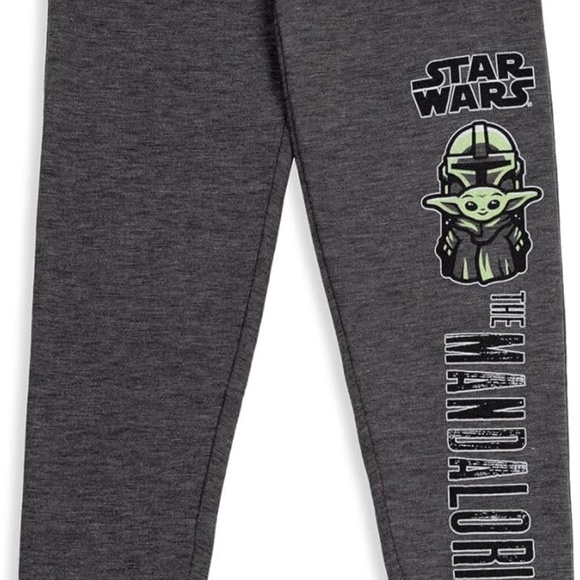 STAR WARS The Mandalorian The Child Fleece 2 Pack Pants - Picture 3 of 3